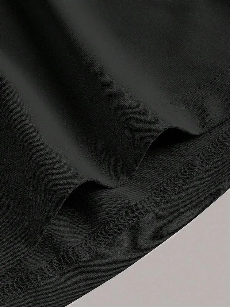 Dress Phumee Round Neck Sleeveless Slim Fit  Pleated A2313