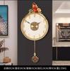 Design Nordic Wall Watch Restaurant Fashion Round Quartz Creative Silent Wall Clocks Aesthetic Interior Horloge Home Decoration