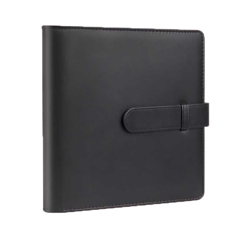 1PCS PU Square Card Photo Album Solid 256 Pockets Large Capacity Storage for Camera Album Photocard Holder Protectors Storage