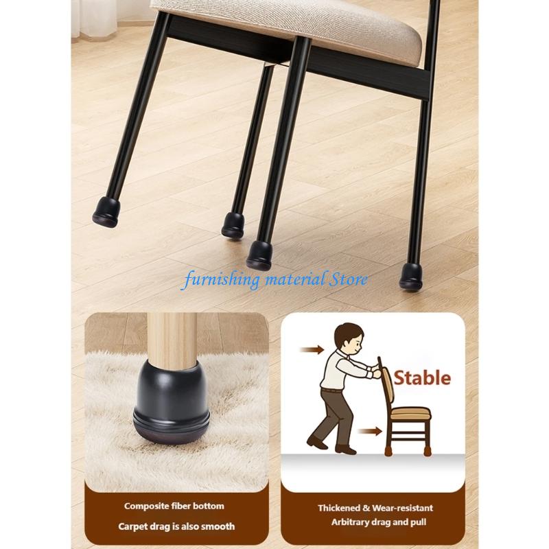 Y5GD 8Lots Table Chair Leg Feet Pad Cap Round Nonslip Feet Protectors Pad Furniture Leveling Feet Home Decoration
