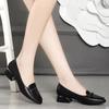 Shoes for Women with Medium Heels Office Woman Pumps Moccasins Pointed Toe On Promotion 39 High Quality Chic Point Elegant Dress