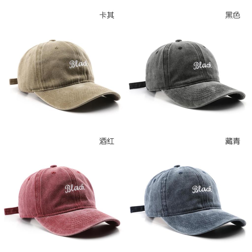 Street Style Cotton Baseball Cap With Embroidery For Casual Men Women Spring Summer