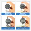 Digital Display Thickness Gauge Zinc Alloy Electronic LCD Micrometer Metric Imperial Wall Thickness Measurement Tools 0-10/20mm