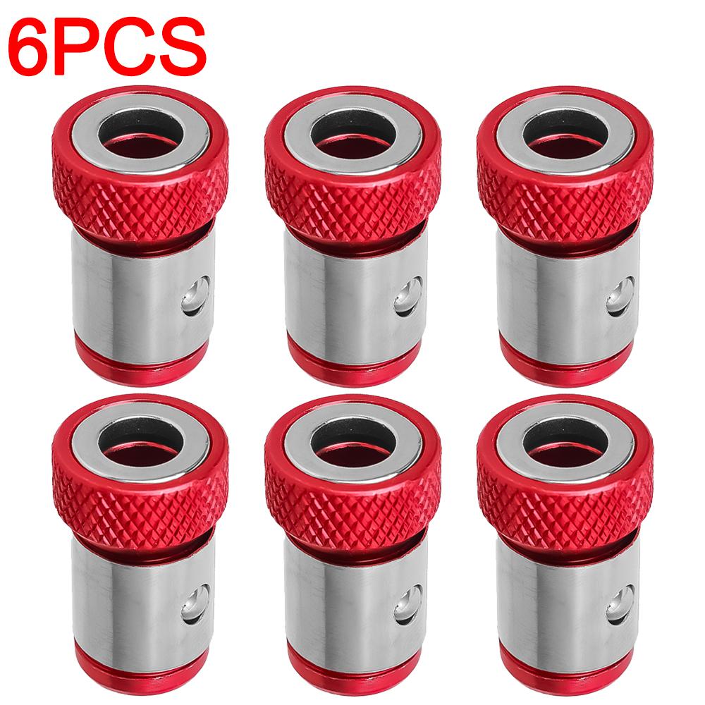 Electric Phillips Magnetic Rings Screwdriver Bit Holder Universal Alloy Anti-corrosion Strong Magnetizer Power Hand Tools