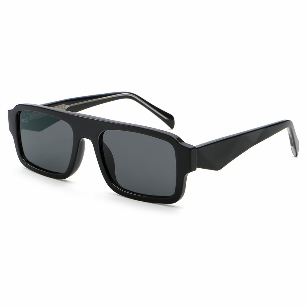 Superhot Eyewear 80814 Fashion 2025 Retro Flat Top Square Sunglasses C1