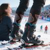 YUEDGE Merinowolle Ski Wintersocken Warm Dick für Snowboarding und Größen Set von 2 Herrensocken, Kniehoch Skifahren, Unisex, 25-28,5cm,