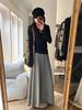 Women's Fleece V-Neck Long-Sleeve Base Layer Top - Warm, Slim Fit, Plus Velvet, Trendy Autumn/Winter Wear