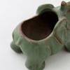 Miniature Ceramic Succulents Planter Elephant Shape Vase Indoor/Outdoor Ceramic Animal Planter for Desktop Or Bookshelf