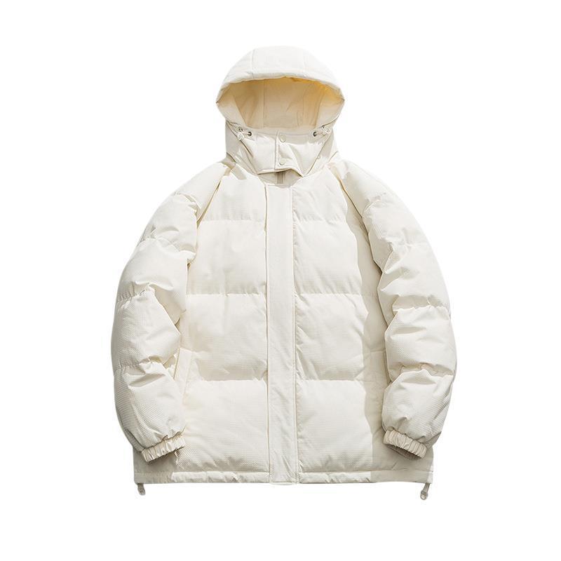 

New Cotton Coat, Same Style for Men and Women, Gender-neutral, Beige, Black 3XL