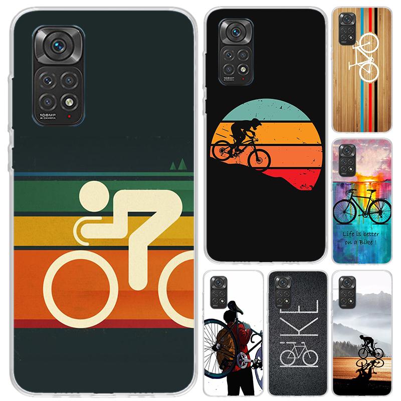 Bicycle Bike Sport Phone Case for Xiaomi Redmi Note 15 14 14S 13 12S 12 Pro 11S 11 Plus 11T 11E 10S Soft Funda Print Shell Redmi