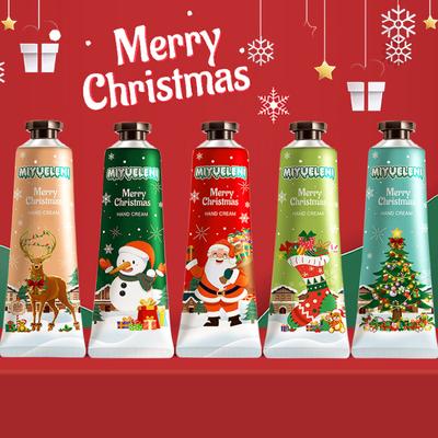 5 teile/beutel Weihnachtsgeschenk Hand Creme Set Obst Duft Feuchtigkeitsspendende Hydratation Erfrischende Hydrat Lindert Hand Trockenheit Hände Creme