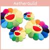 Kawaii Rainbow Flower Pillow Plush Toy Good Quality Decor Gift 43/55/80/100cm