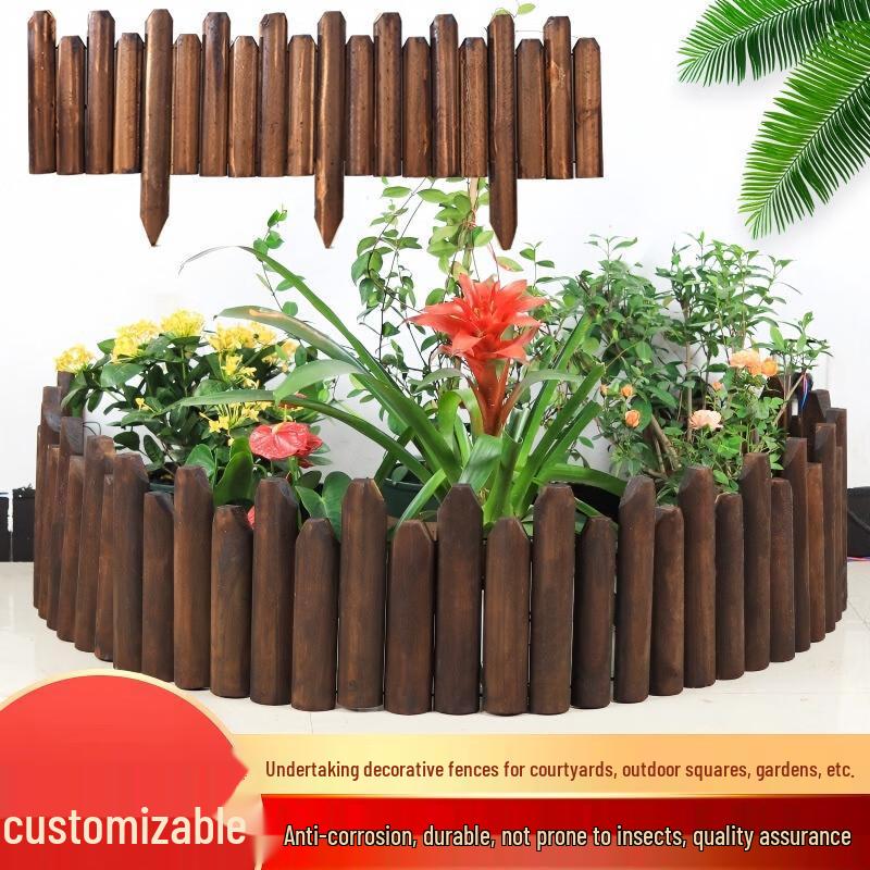 Anti-corrosion Wood Garden Fence Panel