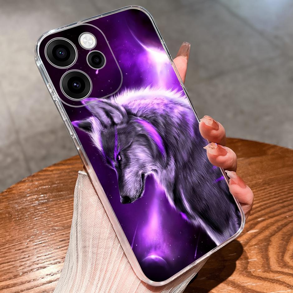 For OPPO Reno 15F 15 Pro Cases Brilliant Flower Kitten Fall Prevention Portable Clear Back Cover For reno15pro reno15f Funda