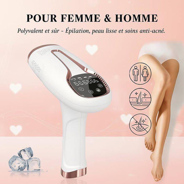 IPL pulsed light epilator - ZVVN - 999999 flashes - Ice cooling - 9 energy levels