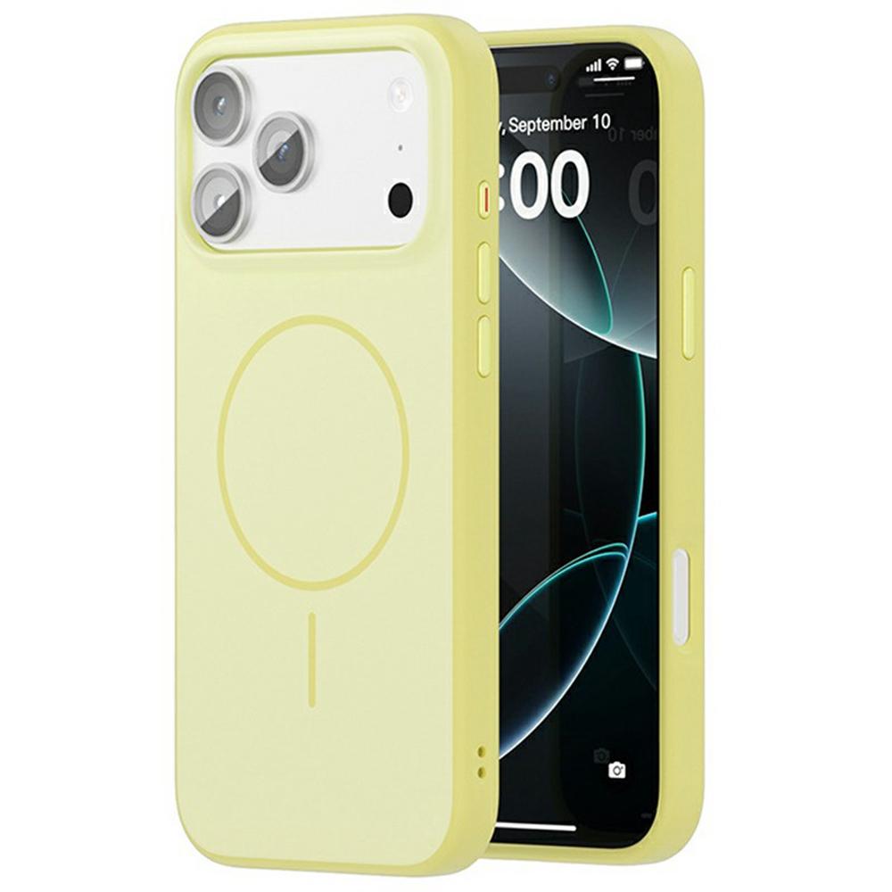 For iPhone 17 Pro Case Compatible with MagSafe Shockproof TPU PC Phone Back Cover