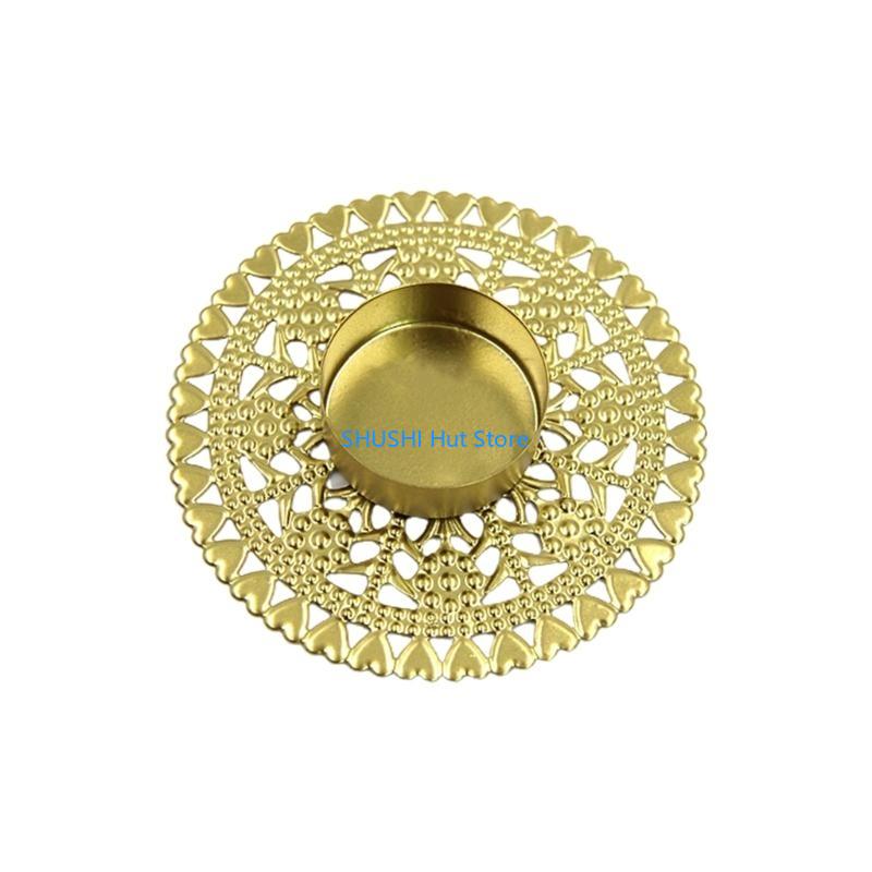 European Wrought Iron Holder Candlestick Party Background Decoration for Wedding Holiday Party Decoration D57B