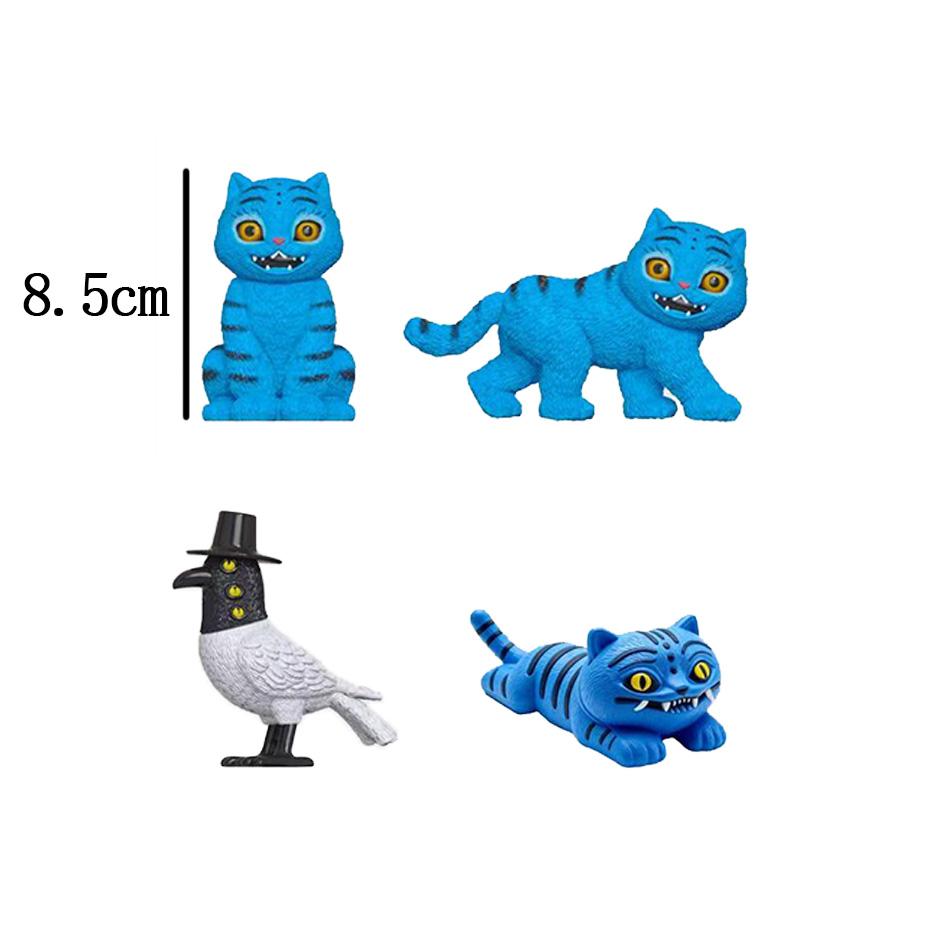 7pcs/Set Kpop Demon Hunters Action Figure Toy Derpys Tiger Rumi Mira Zoey Sussy Figurine Doll For Fans Gift