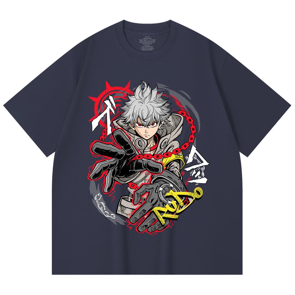 230 Gsm 100% Cotton Gachiakuta V12 Rudo Print Unisex Heavy Cotton T Shirt