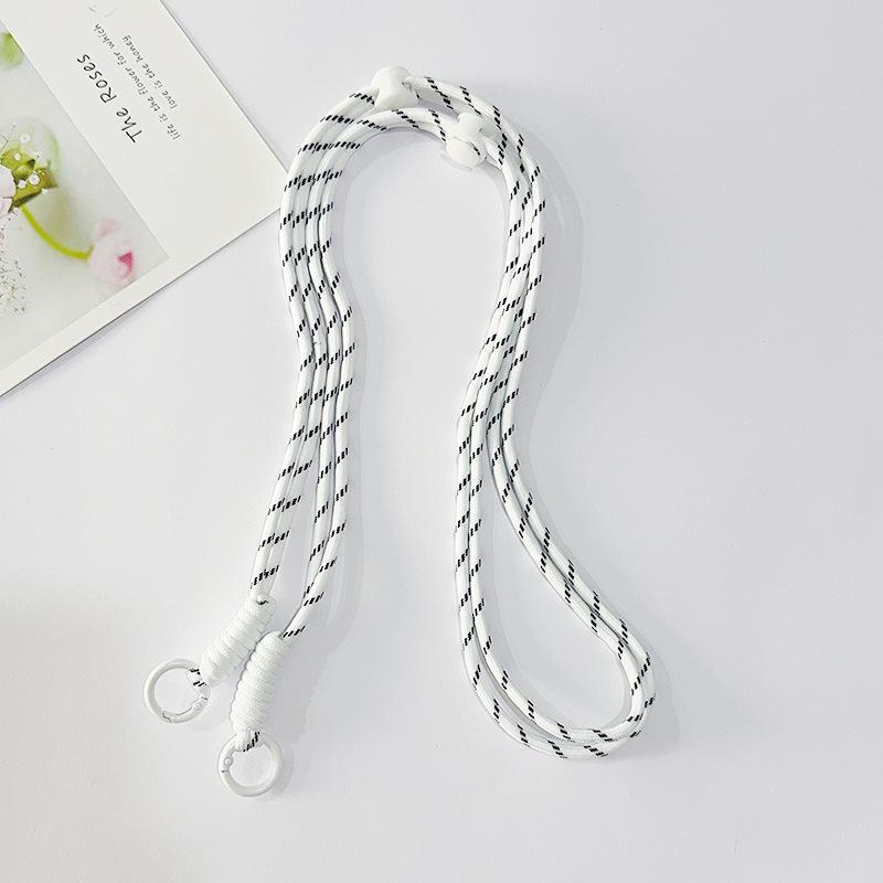 Adjustable Braided Crossbody Phone Lanyard with Detachable Shoulder Strap Chain