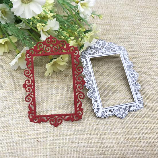 Vyřezávací matrice Retro víceúčelová dekorativní šablona pro fotoalbum z uhlíkové oceli pro ruční práce