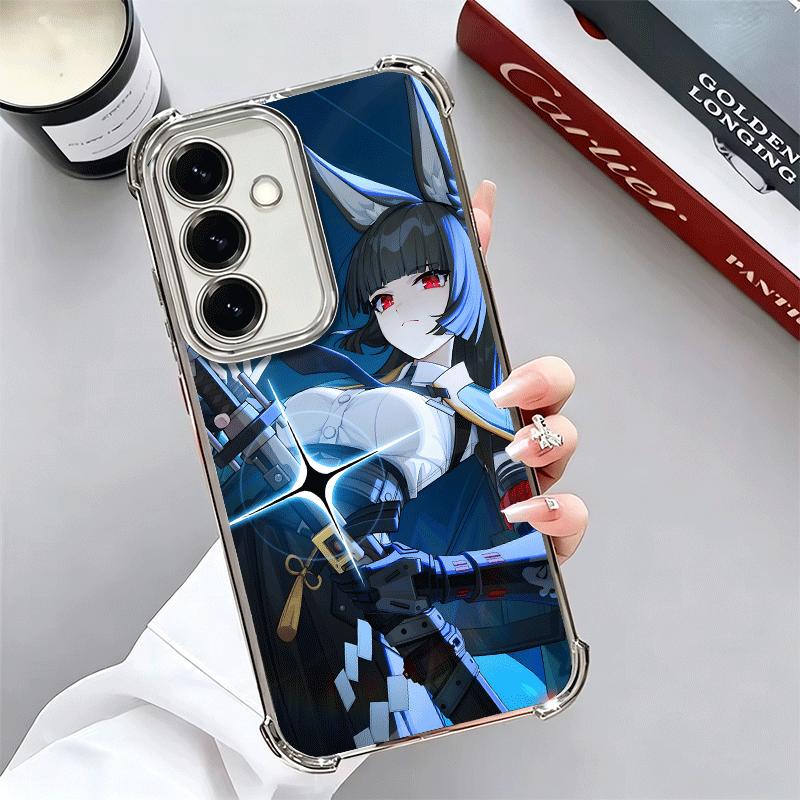 Zenless Zone Zero Hoshimi Miyabi Plating Phone Case For Samsung A17 A07 A37 A57 A16 A56 A15 A55 A14 A54 A13 A53 A26 A36 A25 A35