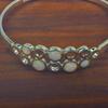 Hawaiian-Style Opal Inlaid Bangle Bracelet Jewelry