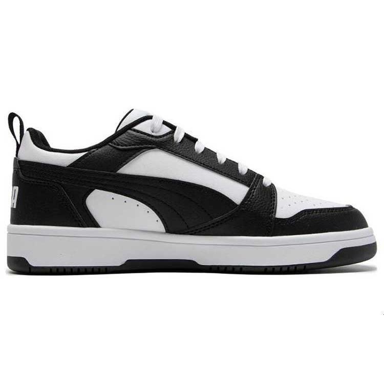 Puma Rebound V6 Low 'Black White' Men's 392328-01