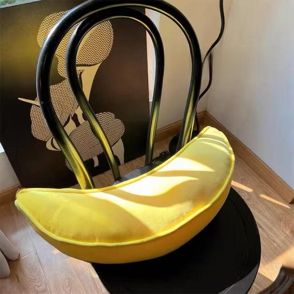 Plush Banana Pillow Cushion For Dorm Bed Relaxation