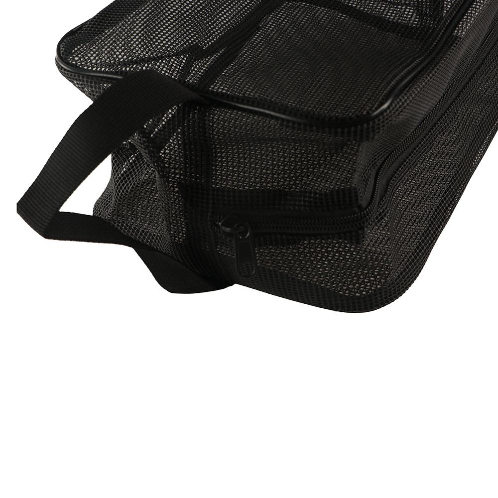 Portable Beach Pockets Quick Dry Cosmetic Organizer Case Durable Mesh Shower Bag  Bathroom