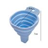 Utensils Collapsible Telescopic Silicone Funnel Liquid Dispensing Funnel Hopper Kitchen Tool