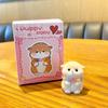 Small Flocked Nose Ga Animal Figurine - Cute Pet Ornament for Home or Office Desk Decor