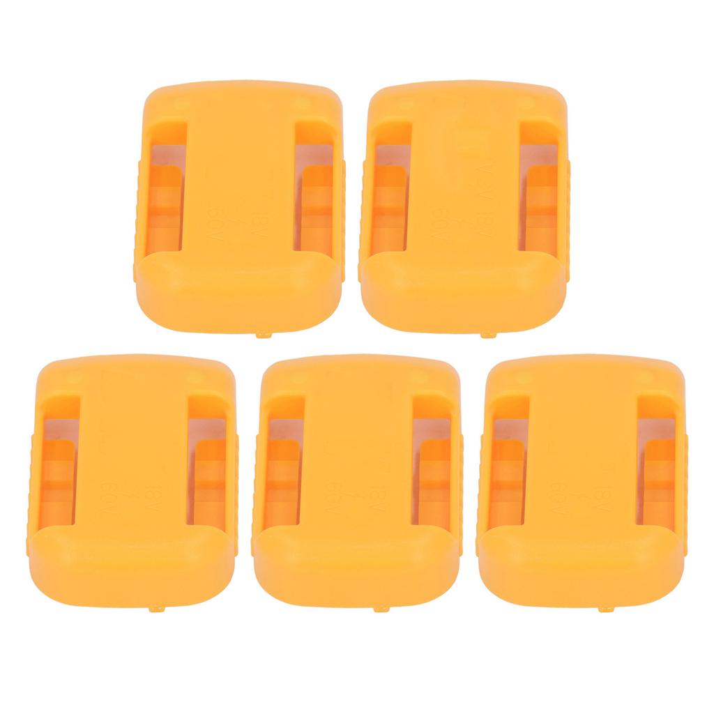 5 Set Battery Holder 20V 60V Battery Mount Dock Holder Set Suitable for DCB200 DCB201 DCB203 DCB204 DCB206 Battery
