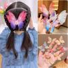 2023 Vintage Kid Butterfly Hairpins Beach Geometric Hair Clips Barrettes Side Clip For Girl Cute Hair Accessories Headdress Gift