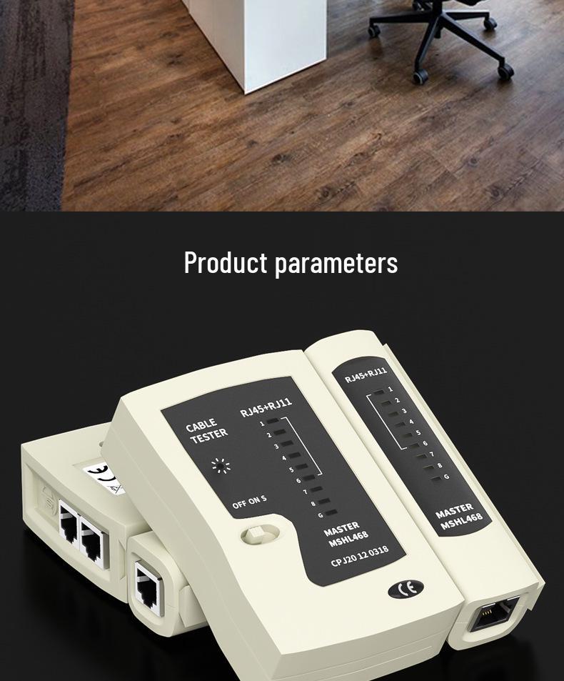 Multi-Function Gigabit RJ45/RJ11 Network Cable Tester