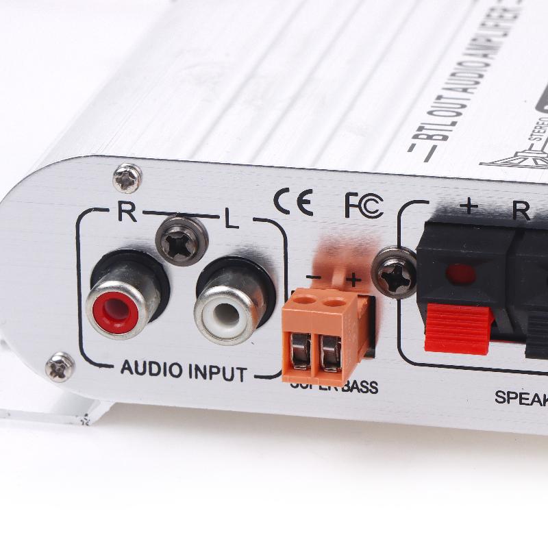 1 Set Hifi 2.1 Kanal Leistungsverstärker Stereo Bass Sound Auto St-838 Heimkino Verstärker Medienplayer Subwoofer Verstärker