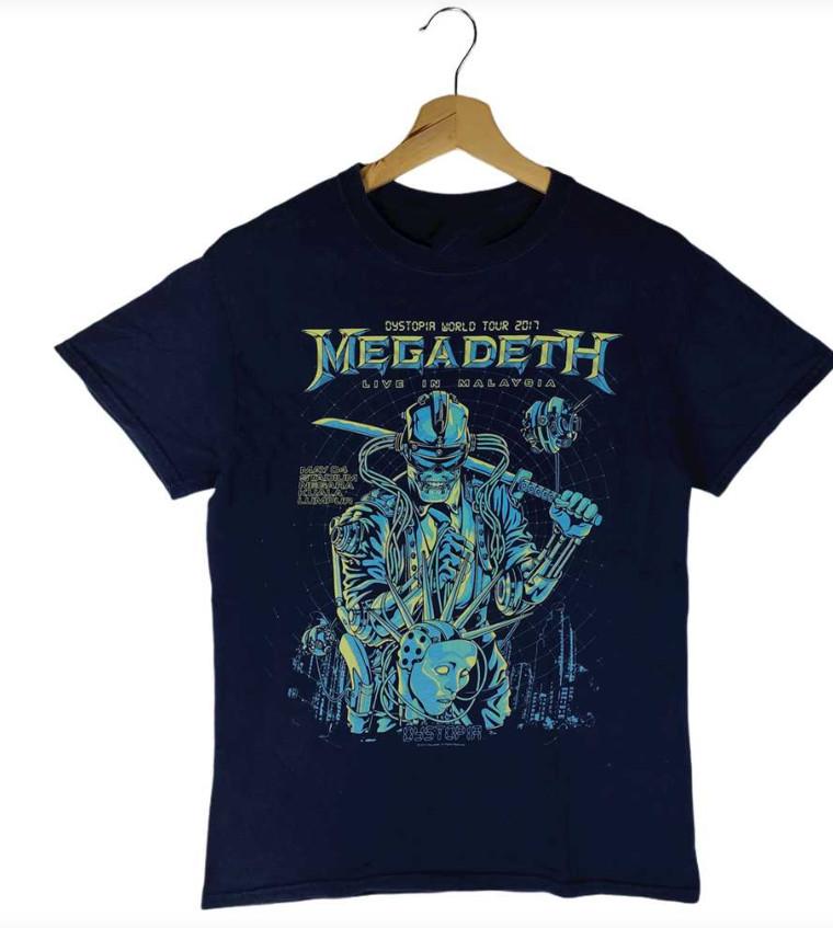 World Tour Megadeth Dystopia Unisex T-Shirt All Size S to 5XL RS372 M