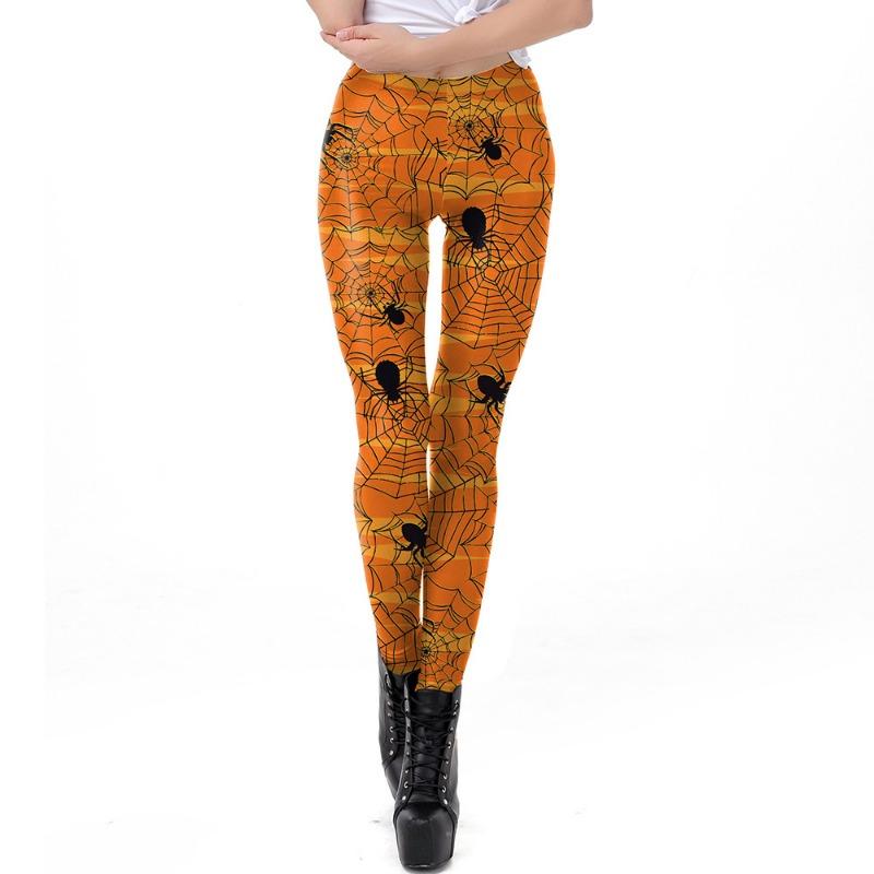 Halloween Pants Skull Digital Print Christmas Leggings Skinny Sweatpants Pants Yoga Pants