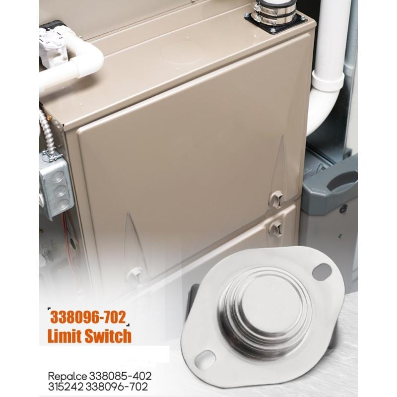 Ovns termostat grensebrytere 338096-701 Selvtilbakestillende grensebrytere Termostat Ovns erstatningsgrensebrytere Varig