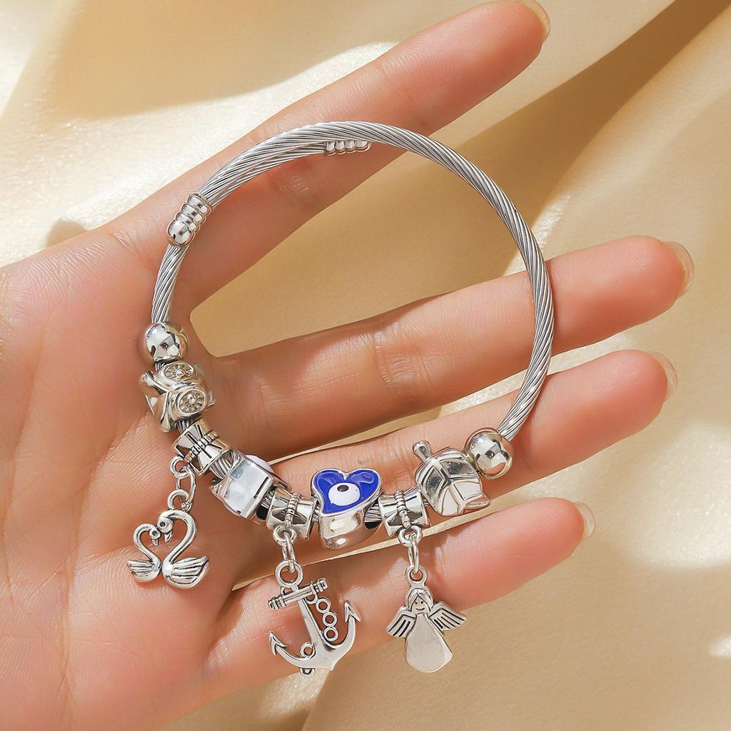 Style Bracelet Crystal Bracelet Beaded Bracelet Jewelry Dream Catcher Flower Love Woman