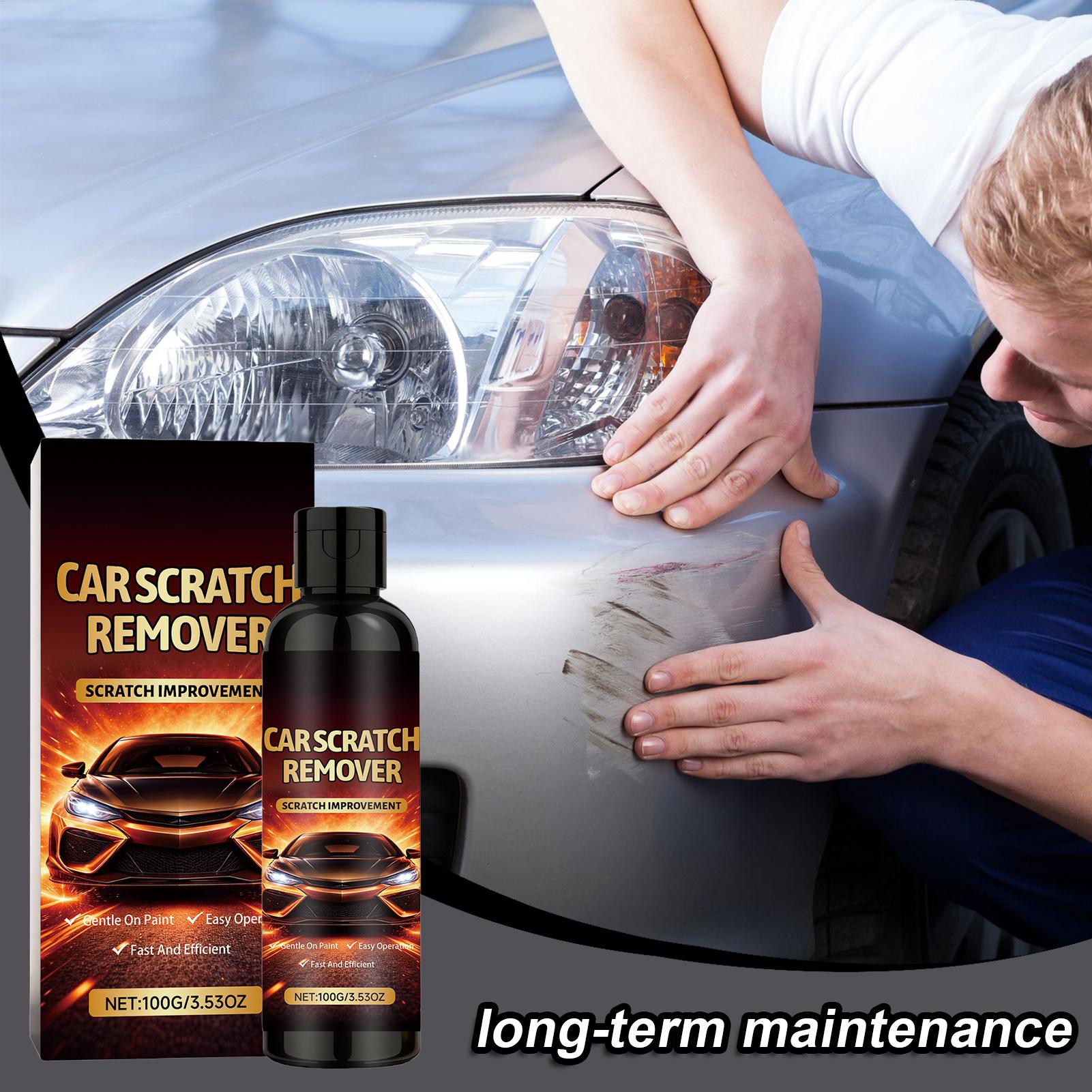 Car Paint Scratch Repair 100g Swirls Restoration Coating Compound With Sponge Car Scratch Repair Kit For Light Oxidation Water China Mainland