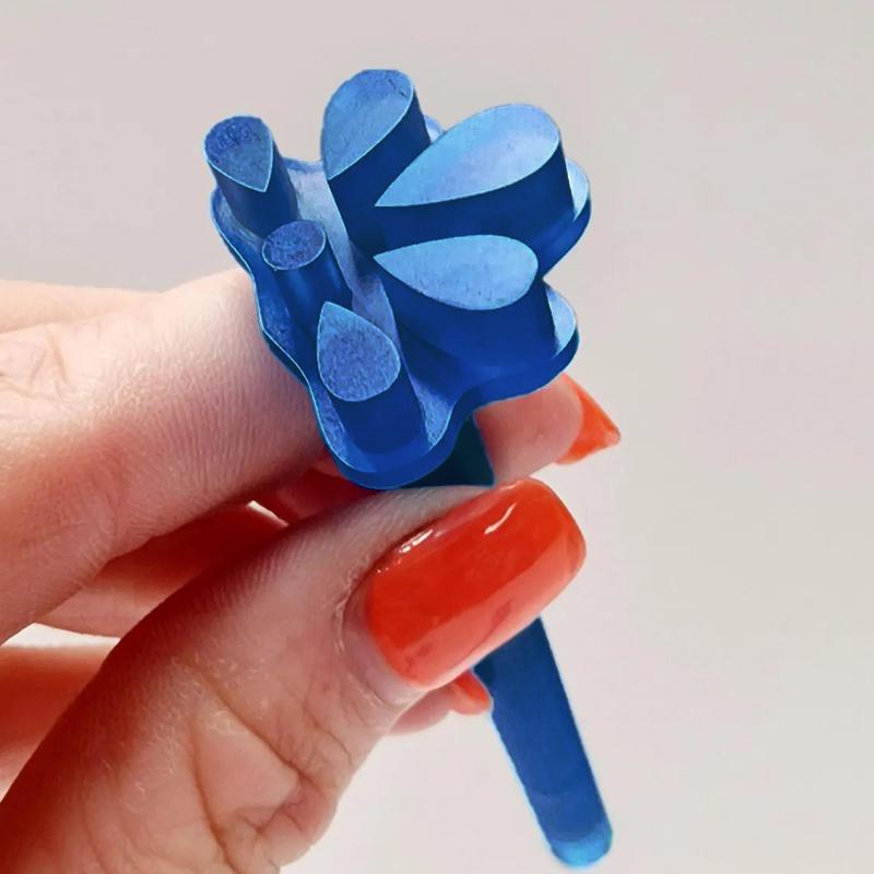 3/4 Stück Blumen-Floral-Punktierwerkzeuge Set Mandala-Punktier-Prägewerkzeuge Für Felsmalerei Stempelstift DIY Graffiti Haus Außen