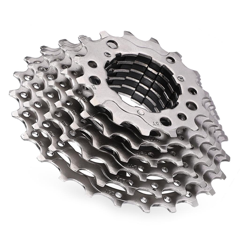 Bike Freewheel Cassette Sprocket 8 Speed 11-25T, High Quality Steel, Lightweight Design, Rotation, Sy Install, Replacement Accessory for Road