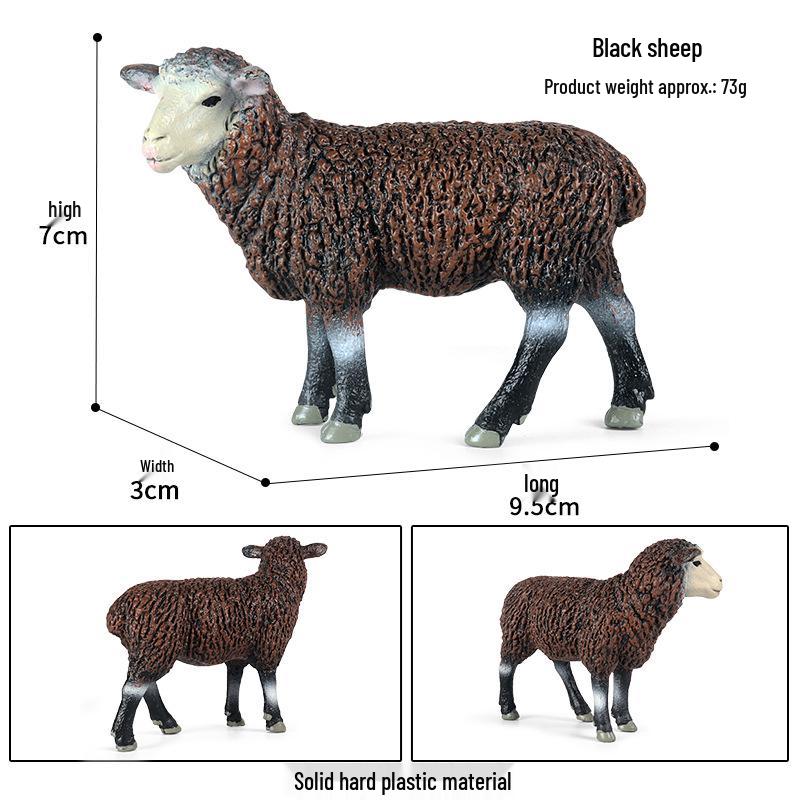Children's Cognitive Animal Model Toy - Donkey Foal & Zebra Ornament