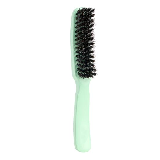 Men Beard Brush with Handle Nylon Beard Brush Home Boar Bristle Ergonomic Carved Salon Men Mustache