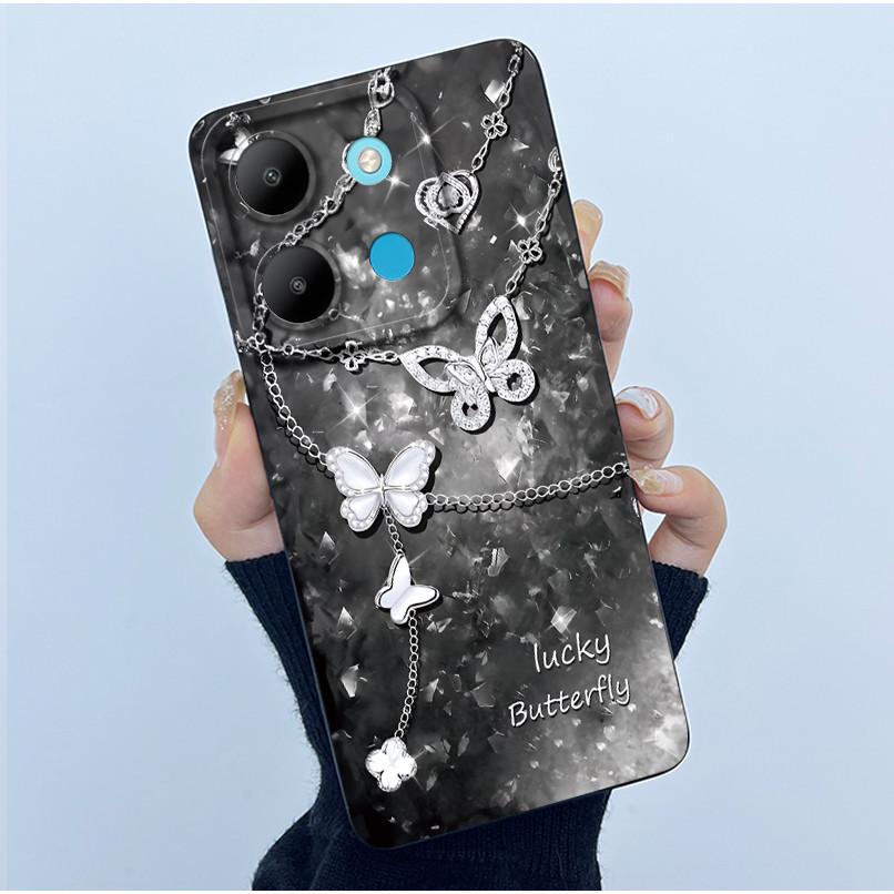 For Infinix Smart 7 X6515 Case Smart 7 HD X6516 Fashion Simplicity Cover Soft Silicone Phone Case For infinix Smart7 Plus Shells