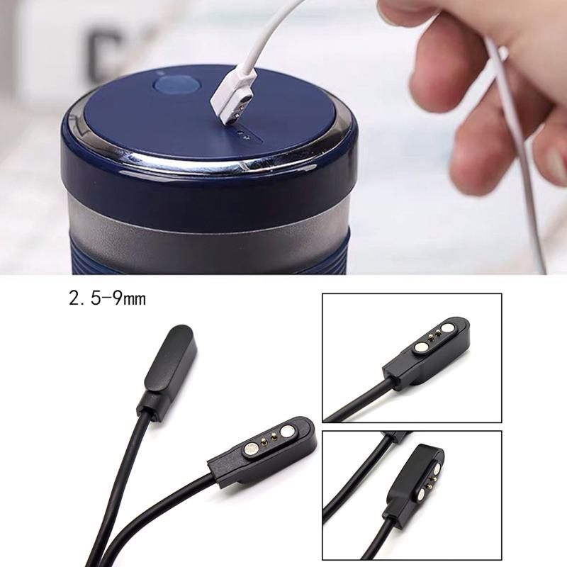 Cavo di Ricarica Rapida USB Porta Dati Adattatore Caricabatterie Dock Staffa Magnetica Supporto per 2 Pin per Smartwatch