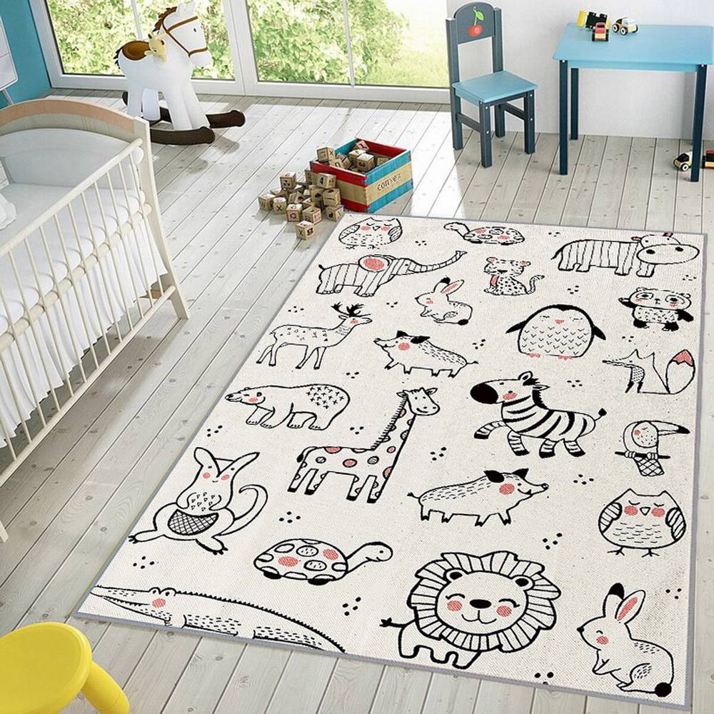 

Mosimoso Home RJ026 Детский ковер с нескользящей подошвой в горошек 80x150 cm