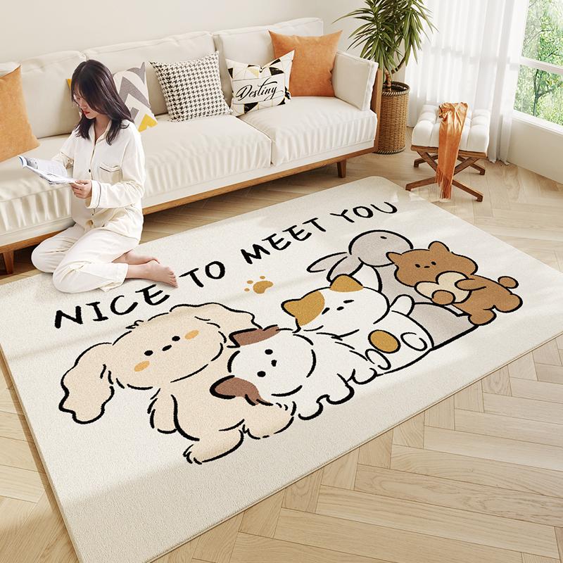 Modern Cartoon Space Rocket Carpet Living Room Carpet Children Room Crawling Rug Kitchen Bathroom Hallway Non-slip Floor Mat