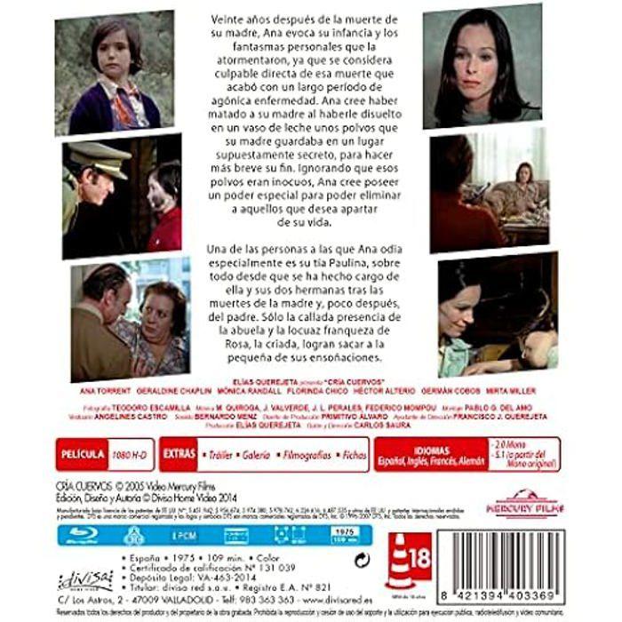 Blu-Ray - Cría Cuervos - Film - Version originale - Sous-titres français